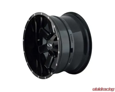 ION 141 Gloss Black Milled 18x9 5x127 | 5x5 | 5x139.7 0mm 87.1mm Wheel - 141-8952M
