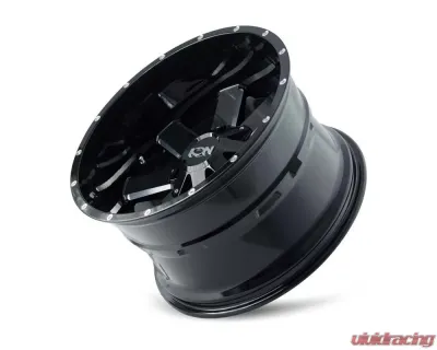 ION 141 Gloss Black Milled 18x9 5x127 | 5x5 | 5x139.7 0mm 87.1mm Wheel - 141-8952M