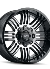 ION 144 Satin Black Machined 20X9 6X135/6X139.7 18MM 106MM Wheel                                     - 144-2937B18 - Image 3