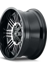 ION 144 Satin Black Machined 20X9 6X135/6X139.7 18MM 106MM Wheel                                     - 144-2937B18 - Image 2