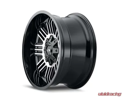 ION 144 Satin Black Machined 20X9 6X135/6X139.7 18MM 106MM Wheel - 144-2937B18