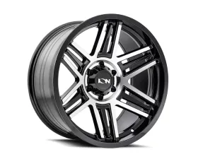 ION 147 Gloss Black Machined 17X9 8X180 0MM 124.1MM Wheel