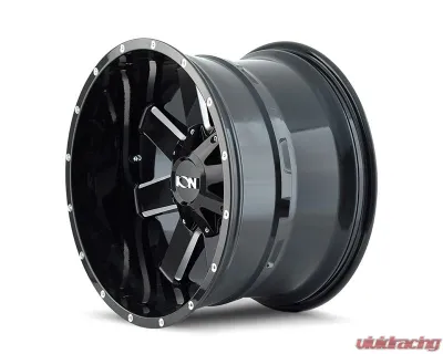 ION Wheels 141 Wheel 17x9 8x170 18mm 125.2mm Gloss Black Milled - 141-7970M18