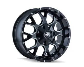 Mayhem Wheels Mayhem Warrior 8015 Gloss Black Milled Wheel 20x9 5x127 0mm 87mm