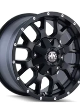 Mayhem Warrior 8015 Matte Black 20X9 6X135/6X139.7 -8MM 106MM Wheel                                     - 8015-2937MB-8 - Image 2