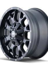 Mayhem Warrior 8015 Matte Black 20X9 6X135/6X139.7 -8MM 106MM Wheel                                     - 8015-2937MB-8 - Image 2