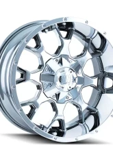 Mayhem Warrior 8015 Chrome 18X9 5X114.3/5X127 18MM 87MM Wheel                                     - 8015-8956C18 - Image 2