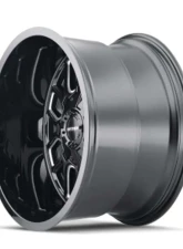 Mayhem Wheels Mayhem Cogent 8107 Gloss Black Milled 22x10 Wheel 6x135/6x139.7 -19mm 106mm                                     - 8107-22137BM - Image 2