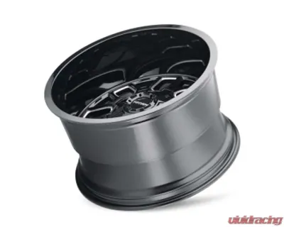 Mayhem Wheels Mayhem Cogent 8107 Gloss Black Milled 22x10 Wheel 6x135/6x139.7 -19mm 106mm - 8107-22137BM