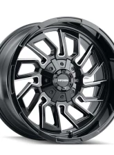 Mayhem Wheels Mayhem Flywheel 8111 Gloss Black Milled 20x9 5x127 5x5 5x139.7 0mm 87.1mm Wheel                                     - 8111-2952BM - Image 3