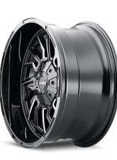 Mayhem Wheels Mayhem Flywheel 8111 Gloss Black Milled 20x9 5x127 5x5 5x139.7 0mm 87.1mm Wheel                                     - 8111-2952BM - Image 2