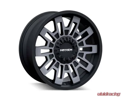 Mayhem Cortex 8113 Matte Black W/Machined Dart Tint 20X10 6X135/6X139.7 -19MM 106MM Wheel - 8113-2137TM