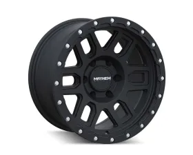 Mayhem Delta 8304 Matte Black 17X9 6X139.7 -12MM 106MM Wheel