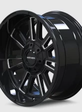 Mayhem Wheels Apollo 8115 Gloss Black Milled Wheel 20x9 8x170 0mm 125.2mm                                     - 8115-2970BM - Image 2