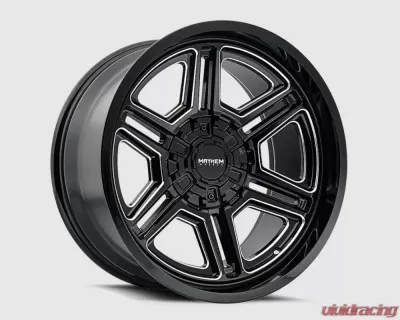 Mayhem Hermosa 8117 Wheel 20x10 8x165.1 -25mm Black Milled - 8117-2181BM