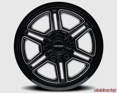 Mayhem Hermosa 8117 Wheel 20x10 8x165.1 -25mm Black Milled - 8117-2181BM