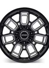 Mayhem Wheels Ordinance Wheel 20x9 6x135 6x139.7 0mm Gloss Black Milled                                     - 8118-2937BM - Image 2