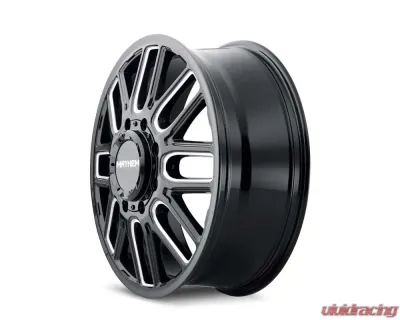 Mayhem Wheels Cogent Dually Wheel 20x8.25 8x165.1 115mm Gloss Black - 8107D-2881BF115