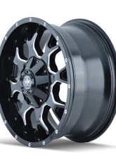 Mayhem Wheels Warrior 8015 Wheel 17x9 8x170 18mm 125.2mm Matte Black                                     - 8015-7970M18 - Image 2