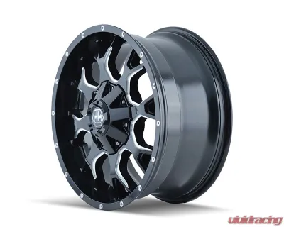 Mayhem Wheels Warrior 8015 Wheel 17x9 8x170 18mm 125.2mm Matte Black - 8015-7970M18