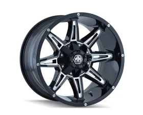 Mayhem Wheels Rampage 8090 Wheel 18x9 8x165.1 -12mm 130.8mm Matte Black