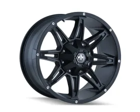 Mayhem Wheels Rampage 8090 Wheel 18x9 8x165.1 -12mm 130.8mm Matte Black