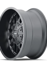 Mayhem Wheels Cogent 8107 Wheel 20x10 8x165.1 -19mm 130.8mm Gloss Black Milled Prism Red                                     - 8107-2181MB - Image 2