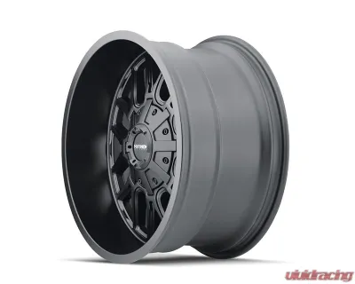 Mayhem Wheels Cogent 8107 Wheel 20x10 8x165.1 -19mm 130.8mm Gloss Black Milled Prism Red - 8107-2181MB