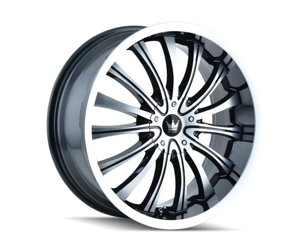 Mazzi Hype 351 Wheel 20x8.5 5x110 | 5x115 40mm Gloss Black w/ Machined Face - 351-2811B
