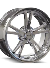 Ridler Wheels Aluminum 606 17x8 Chrome 5x120.65 Bolt Pattern                                     - 606-7861C - Image 3