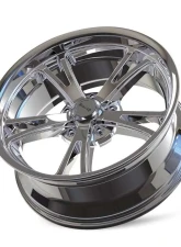 Ridler Wheels Aluminum 606 17x8 Chrome 5x120.65 Bolt Pattern                                     - 606-7861C - Image 3