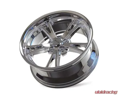 Ridler Wheels Aluminum 606 17x8 Chrome 5x120.65 Bolt Pattern - 606-7861C