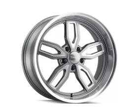 Ridler Wheels Aluminum 608 20x8.5 Grey Milled Spokes-Diamond Lip 5x114.3 Bolt Pattern