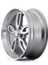 Ridler Wheels Aluminum 608 20x10 Grey Milled Spokes-Diamond Lip 5x120.65 Bolt Pattern                                     - 608-2161G - Image 2
