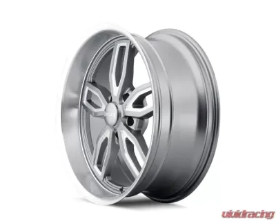 Ridler Wheels Aluminum 608 20x10 Grey Milled Spokes-Diamond Lip 5x120.65 Bolt Pattern - 608-2161G