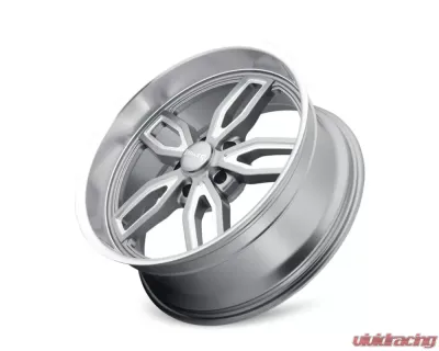 Ridler Wheels Aluminum 608 20x10 Grey Milled Spokes-Diamond Lip 5x120.65 Bolt Pattern - 608-2161G
