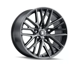 Touren TR91 3291 Wheel 22x9.5 6x135 18mm 87.1mm Matte Black Brushed w/ Dark