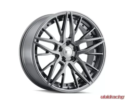 Touren TR92 3292 Wheel 20x10.5 5x114.3 35mm 72.6mm Gloss Graphite Machined Face - 3292-2165GT35