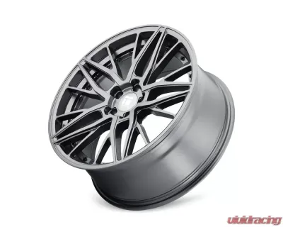 Touren TR92 3292 Wheel 20x10.5 5x114.3 35mm 72.6mm Gloss Graphite Machined Face - 3292-2165GT35