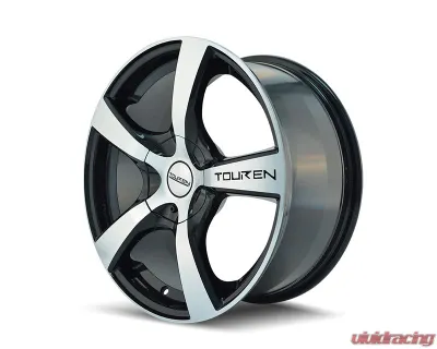 Touren Wheels TR90 3190 Wheel 16x7 5x105|5x108 42mm 72.62mm Gloss Black Machined - 3190-6728M