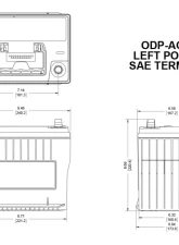 Odyssey Performance AGM Battery 25-PC1400                                     - ODP-AGM25 - Image 12
