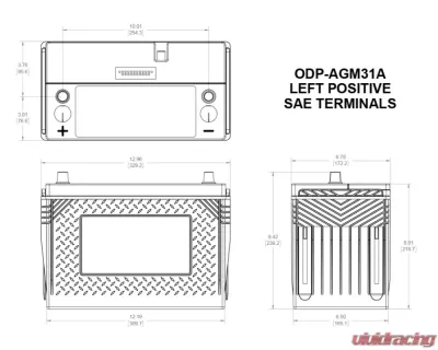 Odyssey Performance AGM Battery 31-925T - ODP-AGM31A