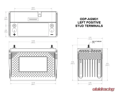 Odyssey Performance AGM Battery 31-925S - ODP-AGM31