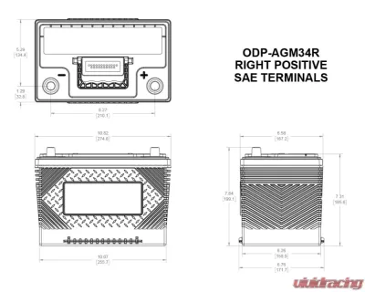 Odyssey Performance AGM Battery 34R-790 - ODP-AGM34R
