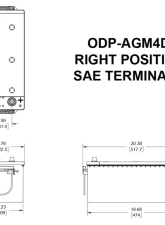 Odyssey Performance AGM Battery 4D-1300                                     - ODP-AGM4D - Image 2