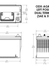 Odyssey Extreme AGM Battery 24M-PC1500                                     - ODX-AGM24M - Image 12