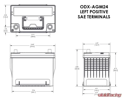 Odyssey Extreme AGM Battery NSB-AGM24 - ODX-AGM24