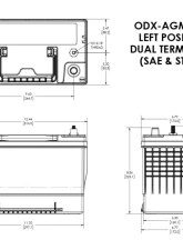 Odyssey Extreme AGM Battery 27M-PC1750                                     - ODX-AGM27M - Image 12