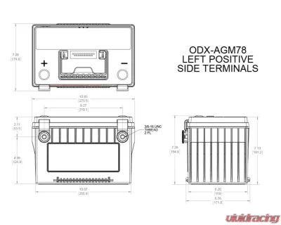 Odyssey Extreme AGM Battery 78-PC1500 - ODX-AGM78