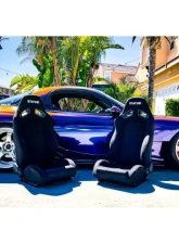 Status Racing Touring Reclining Seat Black Pair                                     - SRS1064-B - Image 4